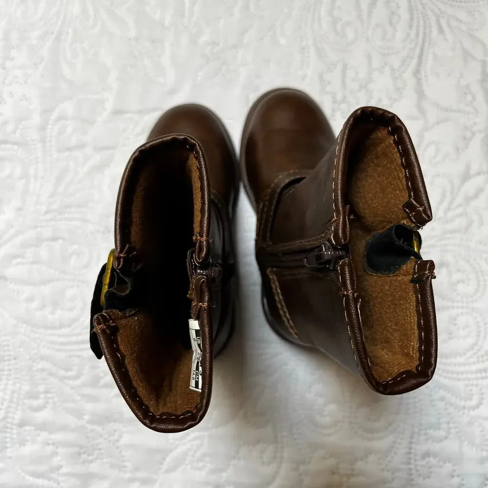 Carter’s Brown Buckle Riding Boots Size 8